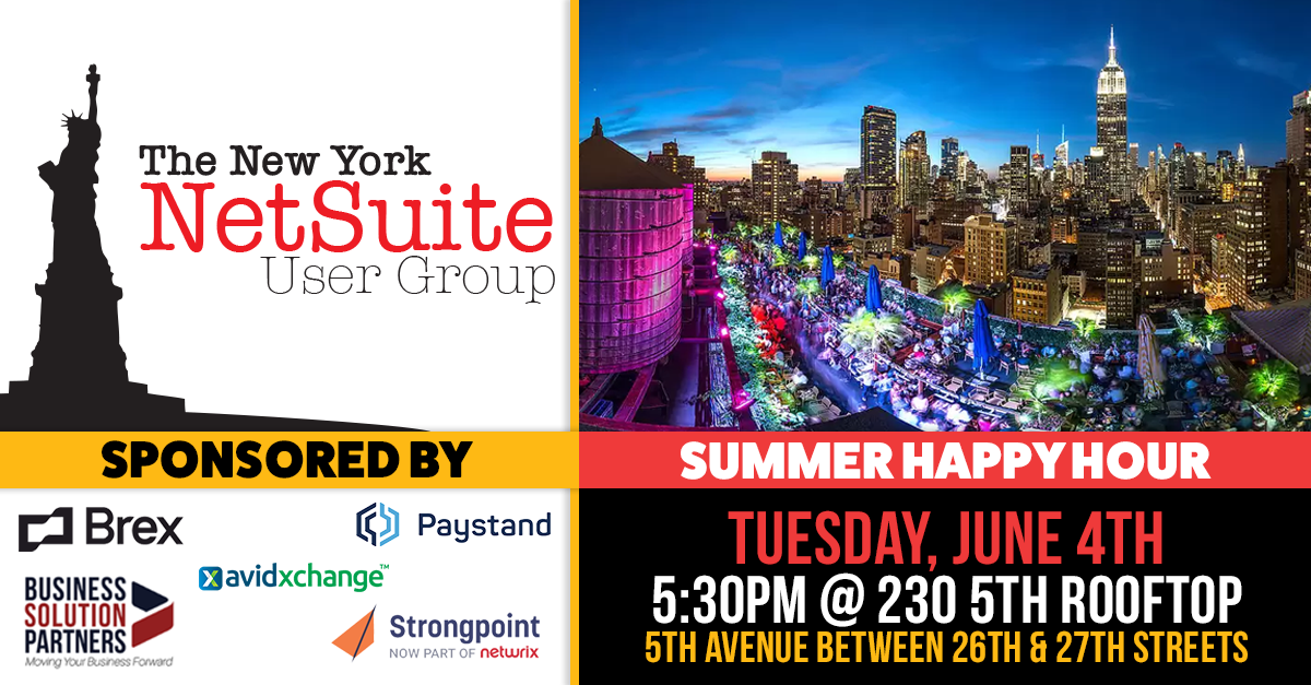 Join BSP @ The Q2 2024 NYC NetSuite User Group